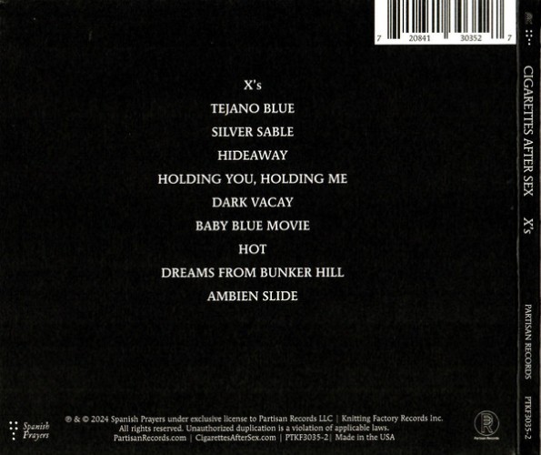 Album Back Cover
