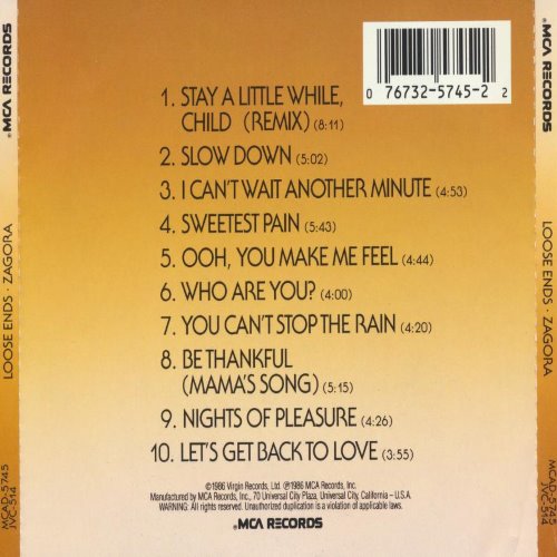 Album Back Cover
