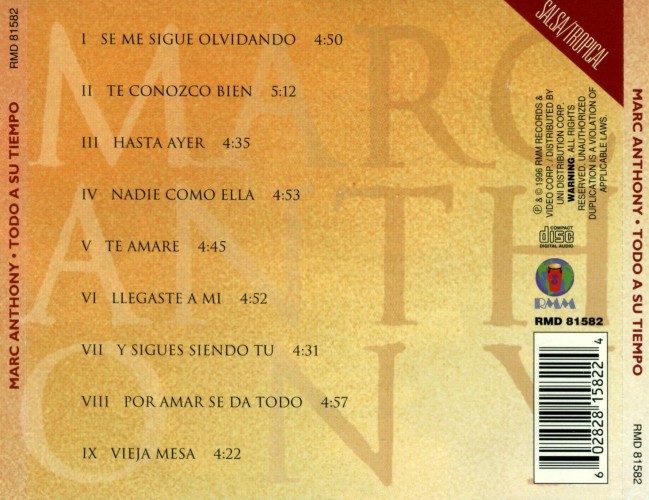 Album Back Cover