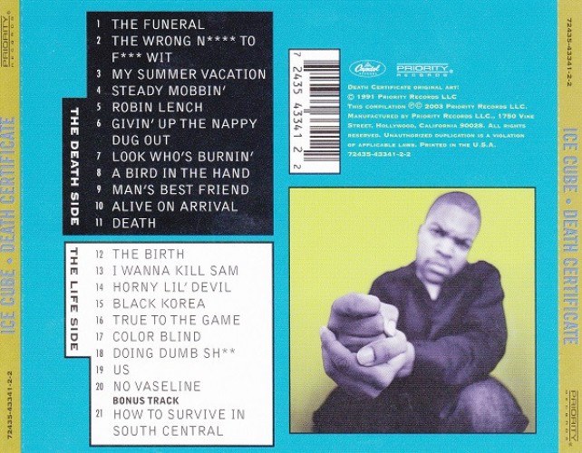 Album Back Cover