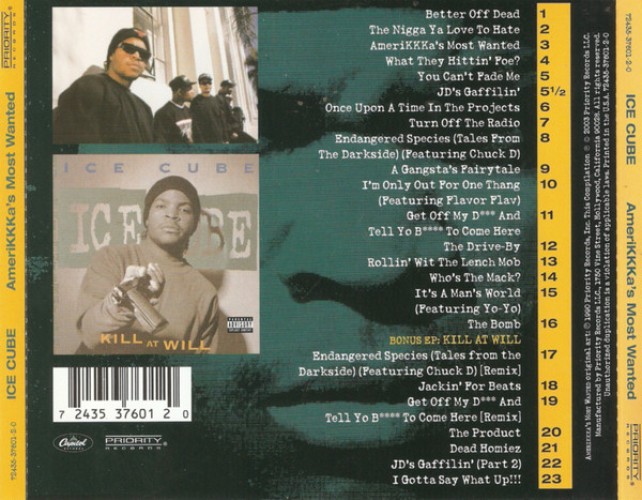 Album Back Cover