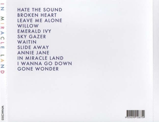 Album Back Cover