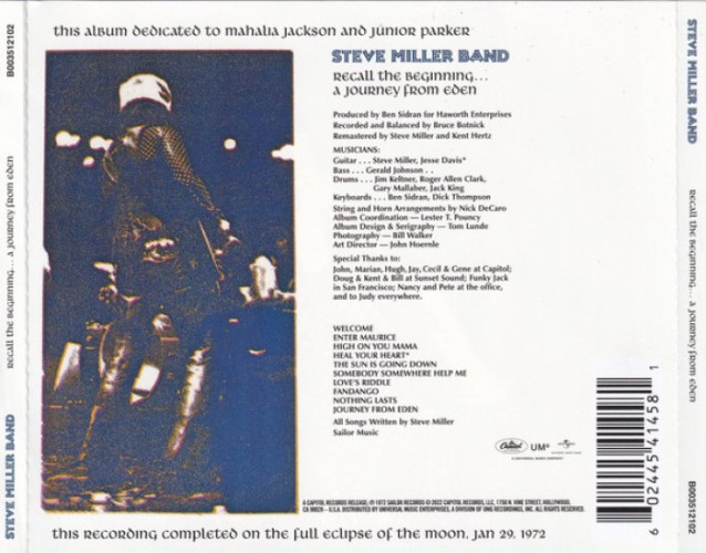 Album Back Cover