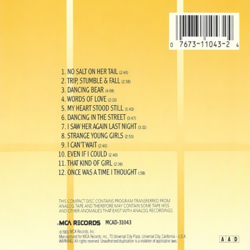 Album Back Cover
