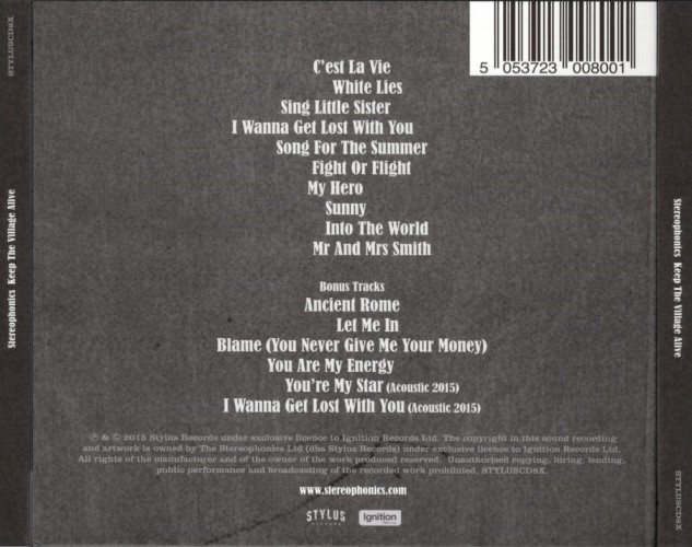 Album Back Cover