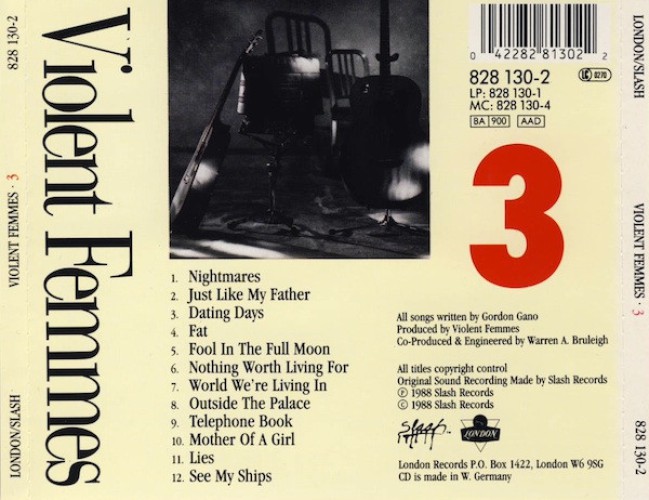 Album Back Cover