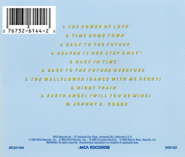 Album Back Cover