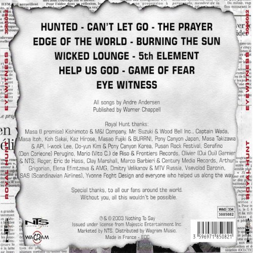 Album Back Cover