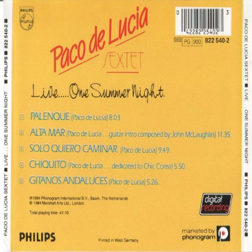Album Back Cover