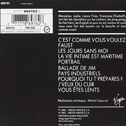 Album Back Cover