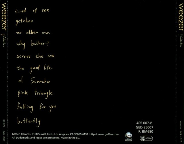Album Back Cover