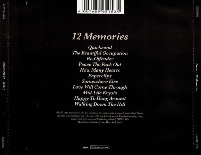 Album Back Cover