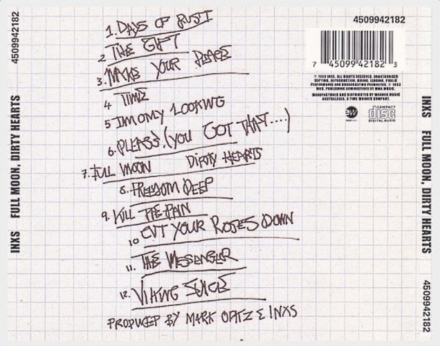 Album Back Cover
