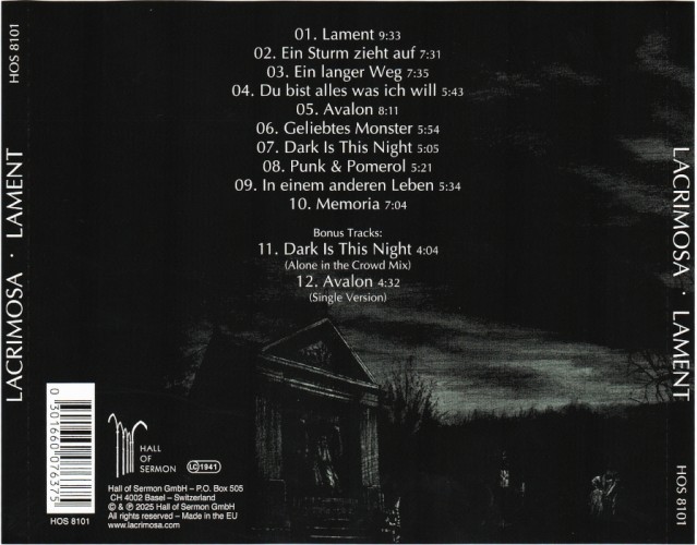 Album Back Cover