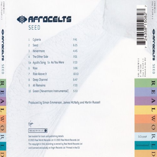 Album Back Cover
