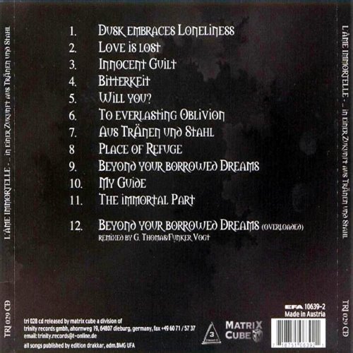 Album Back Cover
