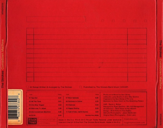 Album Back Cover