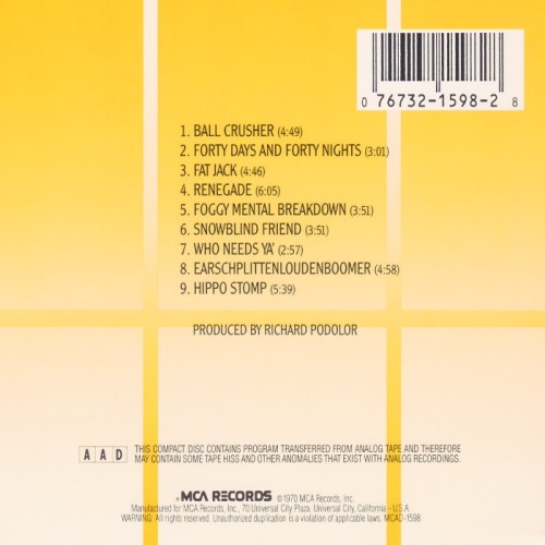 Album Back Cover