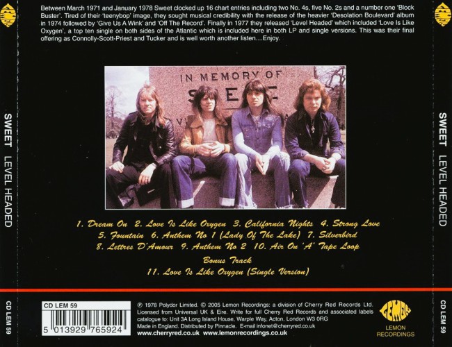 Album Back Cover