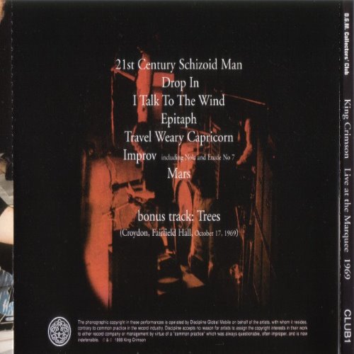 Album Back Cover
