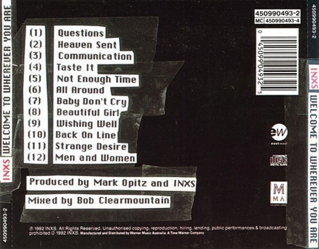 Album Back Cover