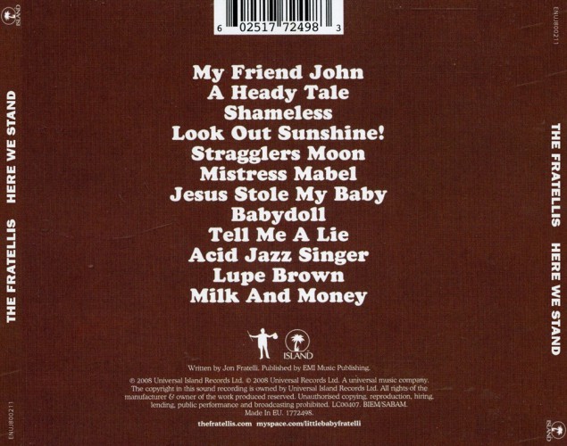Album Back Cover