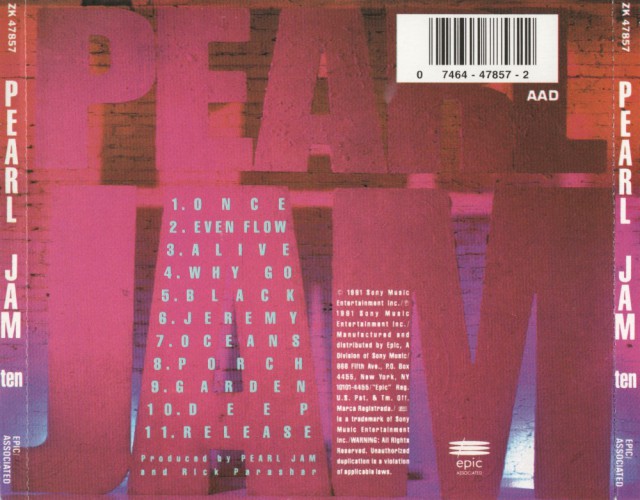 Album Back Cover