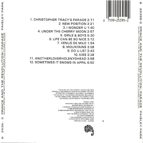 Album Back Cover