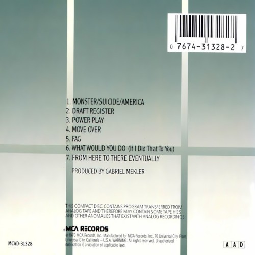 Album Back Cover