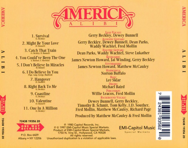 Album Back Cover