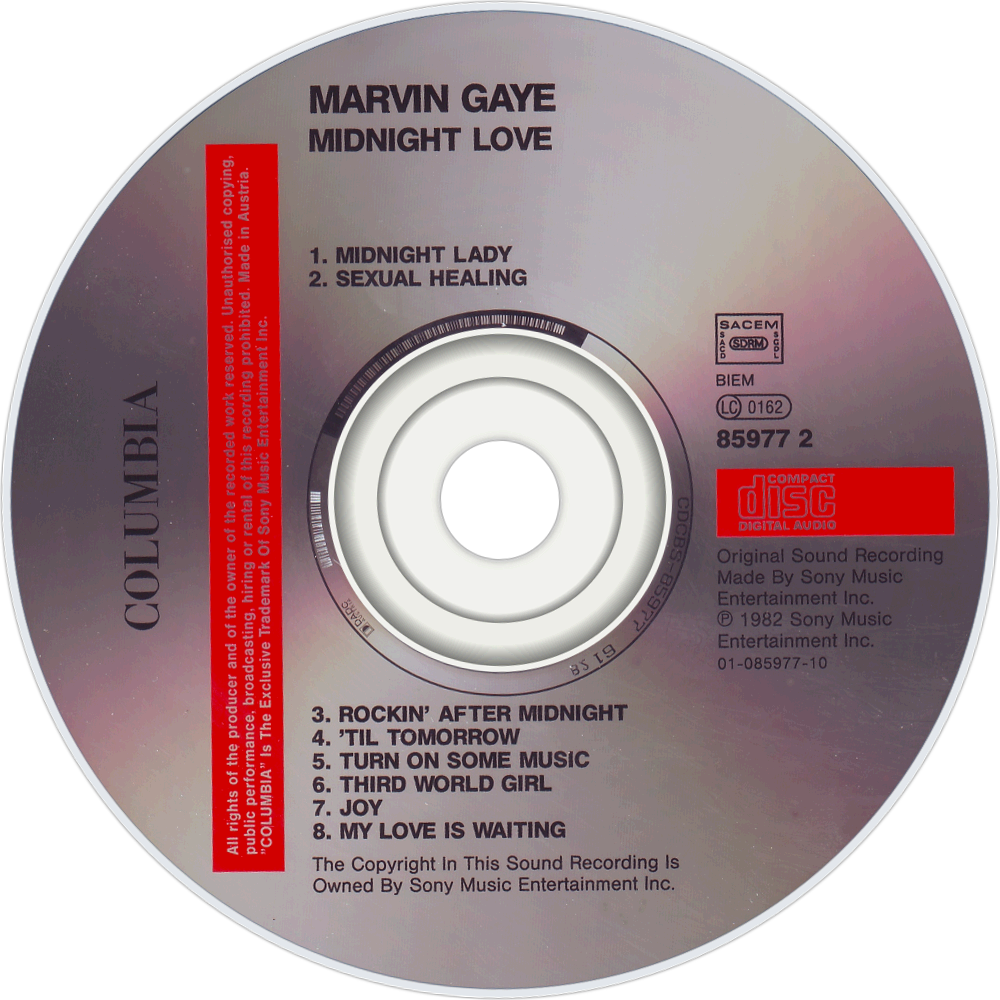 Marvin Gaye - Midnight Love | TheAudioDB.com