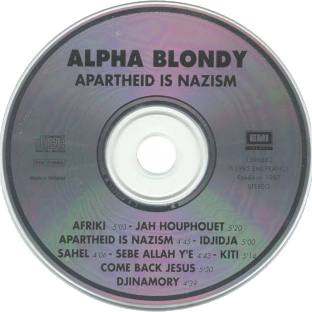 Alpha Blondy Apartheid Is Nazism Theaudiodb Com