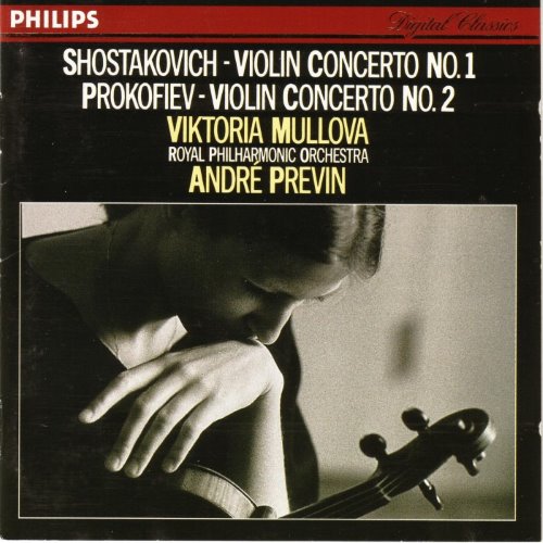 Shostakovich: Violin Concerto No. 1 / Prokofiev: Violin Concerto No. 2 (Royal Philharmonic Orchestra feat. conductor: André Previn, violin: Viktoria Mullova) album thumb