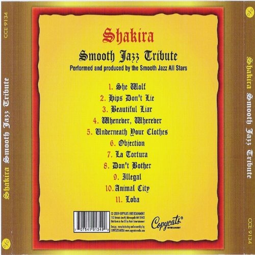Shakira Smooth Jazz Tribute album thumb