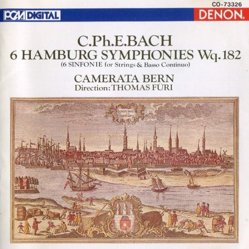 6 Hamburg Symphonies (Camerata Bern feat. conductor: Thomas Füri) album thumb