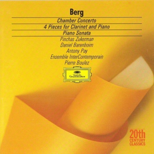 Chamber Concerto / 4 Pieces for Clarinet and Piano / Piano Sonata album thumb