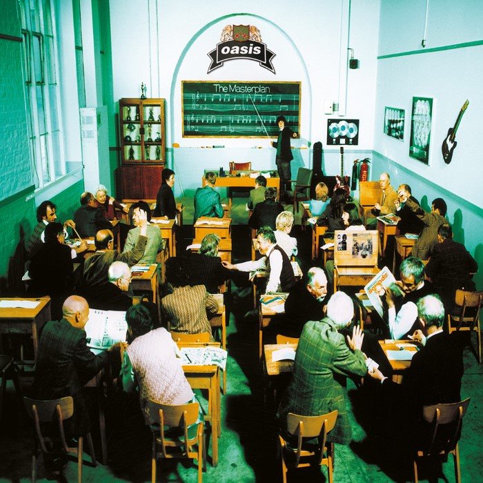 Album cover for The Masterplan - Oasis