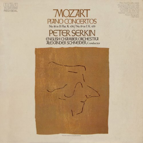 Piano Concertos Nos. 18 and 19 (English Chamber Orchestra, feat. piano: Peter Serkin, conductor: Alexander Schneider) album thumb