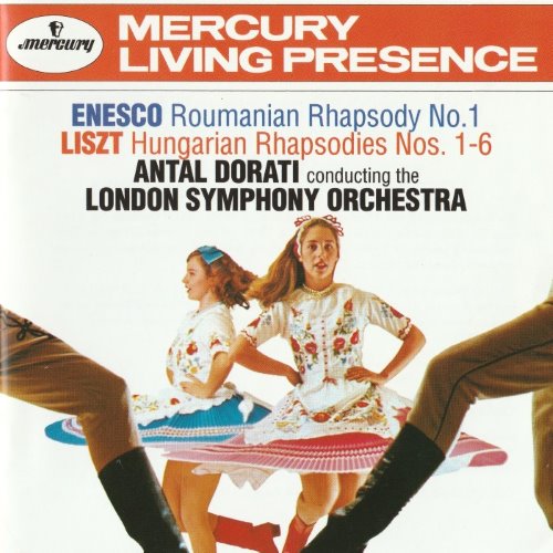 George Enescu: Roumanian Rhapsody No. 1 / Franz Liszt: Hungarian Rhapsodies (London Symphony Orchestra feat. Antal Dorati) album thumb