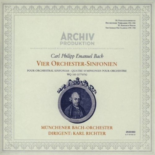 Vier Orchester‐Sinfonien, Wq 183 album thumb