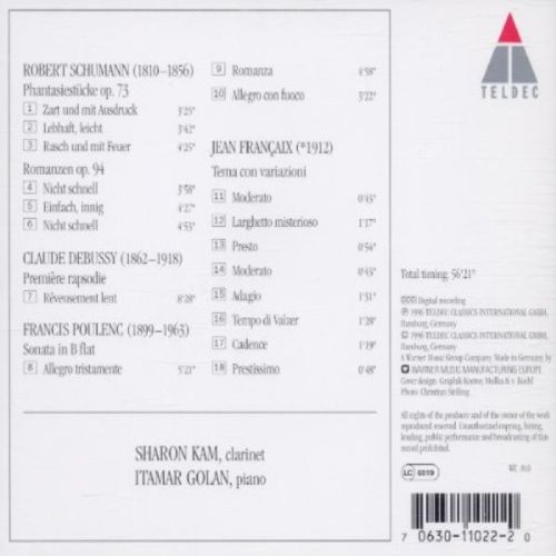 Works for Clarinet and Piano album thumb