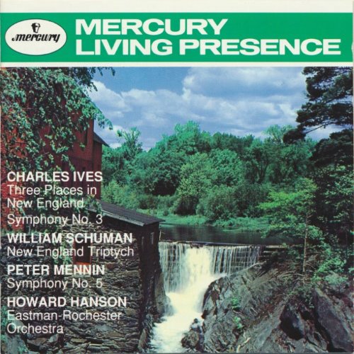 Ives: Three Places in New England / Symphony no. 3 / Schuman: New England Triptych / Mennin: Symphony no. 5 album thumb