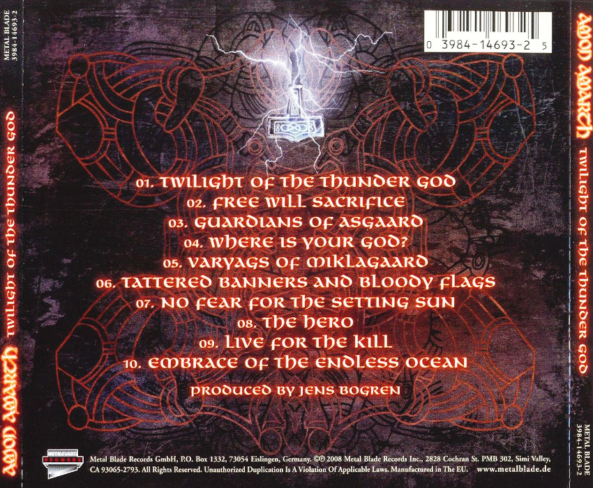 Amon Amarth - Twilight of the Thunder God 
