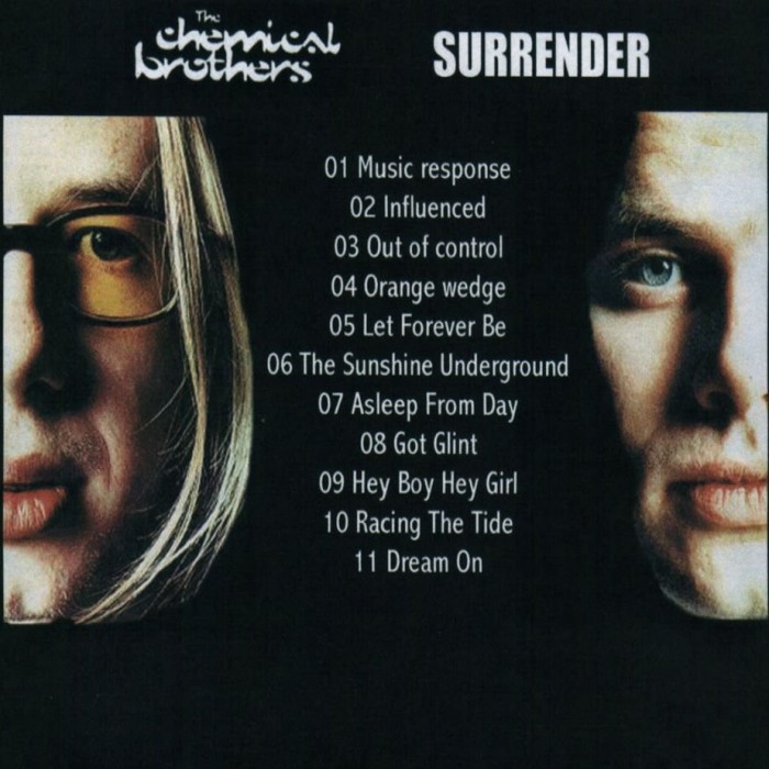 CHEMICAL BROTHERS - Surrender -  Music