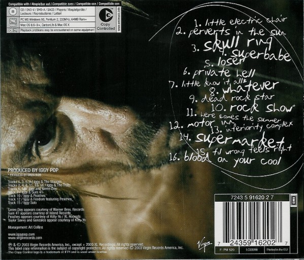 Iggy Pop – 2003 - Skull Ring(Punk) в CD дискове в с. Долна Градешница -  ID42978216 — Bazar.bg