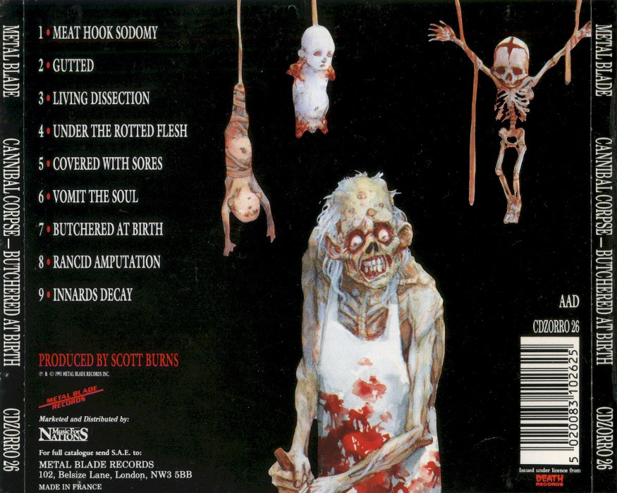 Cannibal Corpse - Butchered at Birth | TheAudioDB.com